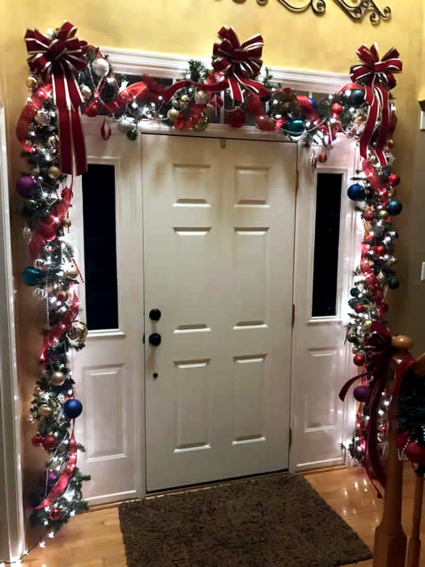 Decorated front door